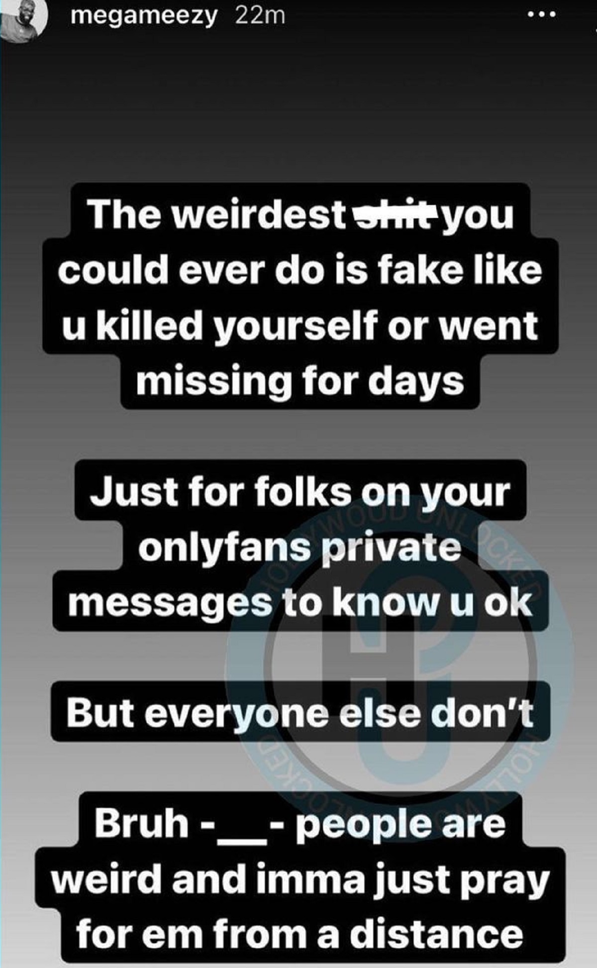 Jhonni Blaze accused by friend of faking suicide and going missing for attention, calling her a weirdo, after he reported her missing