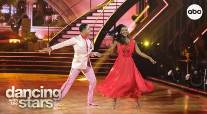 Kenya Moore makes her debut on Dancing With The Stars