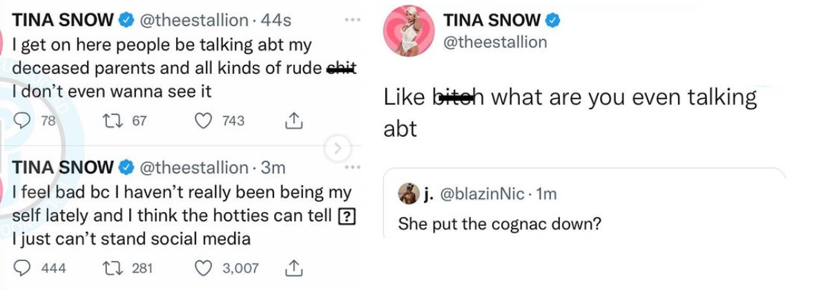 Megan Thee Stallion is upset that people are talking about her deceased parents on social media