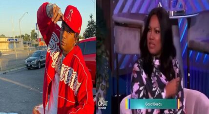 Moneybagg Yo teases Garcelle Beauvais, saying not Fancy hating on my gift, after she says she doesn't agree with Ari buying him land, on The Real