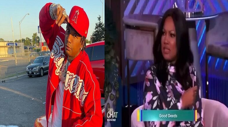 Moneybagg Yo teases Garcelle Beauvais, saying not Fancy hating on my gift, after she says she doesn't agree with Ari buying him land, on The Real