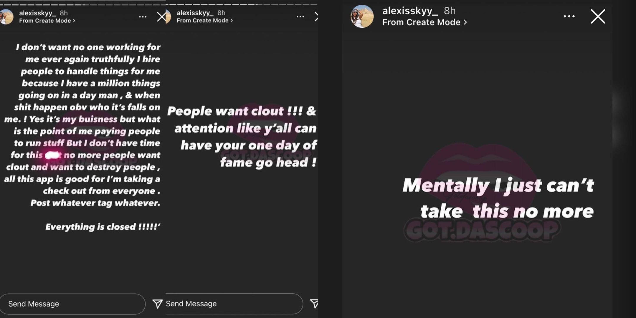 Alexis Sky says she is closing her business, after alleged employee goes viral for claiming she never got paid