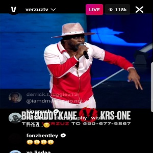 Big Daddy Kane receives acclaim for his Verzuz performance