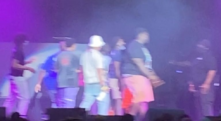 Boosie performance interrupted by fight, at Legendz of the Streetz concert, in Atlanta