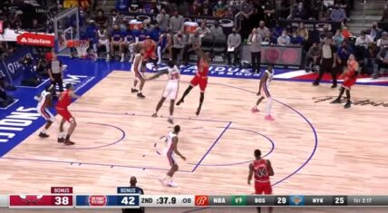Chicago Bulls at Detroit Pistons opening night 2021