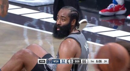 James Harden finally gets a foul call