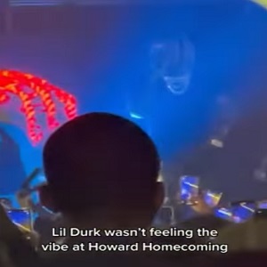 Lil Durk walks off, during Howard University, calls the sound bogus