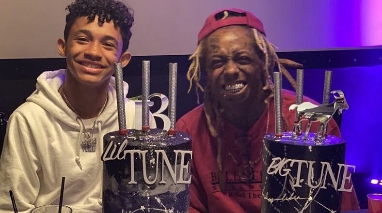 Lil Wayne and his son, Dwayne III, celebrated their birthdays together