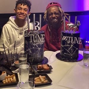 Lil Wayne and his son, Dwayne III, celebrated their birthdays together