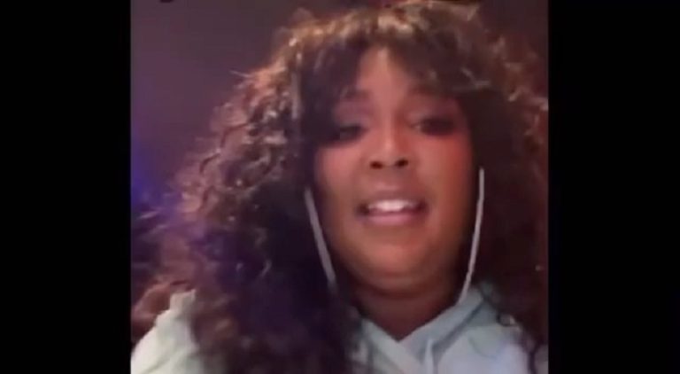 Lizzo asks if anyone remembers when people used to mind their own business, after showing her bare behind on IG Live