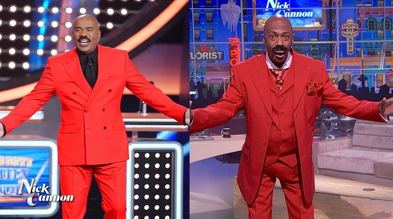 Nick Cannon dresses as Steve Harvey for Halloween