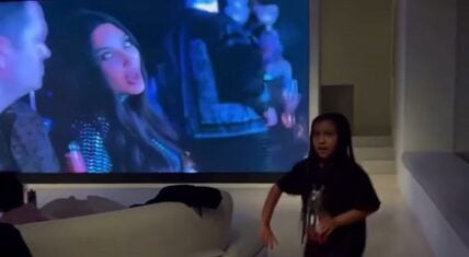 North West dances for her mom, Kim Kardashian, for her 41st birthday