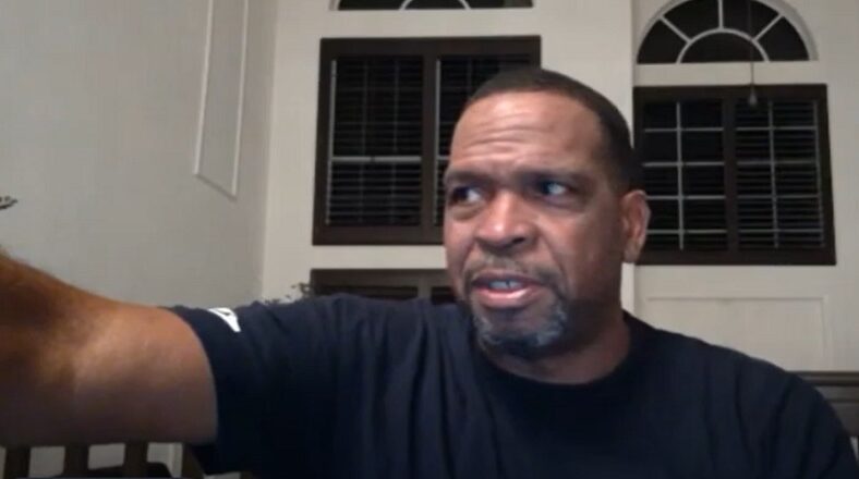 Uncle Luke defends Kyrie Irving not getting vaccine, asking if women have the right to choose, with their bodies, why can't Kyrie
