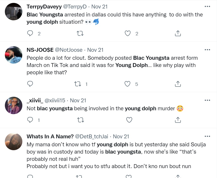 Blac Youngsta arrest video is from March and has nothing to do with Young Dolph