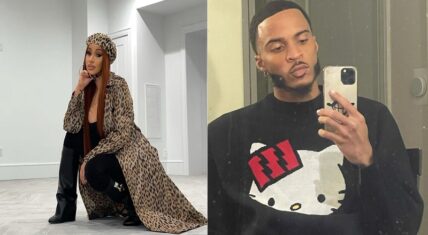 Cardi B and Kyle, from The Neighborhood Talk, are beefing over an article; Kyle says she's on a second grade level