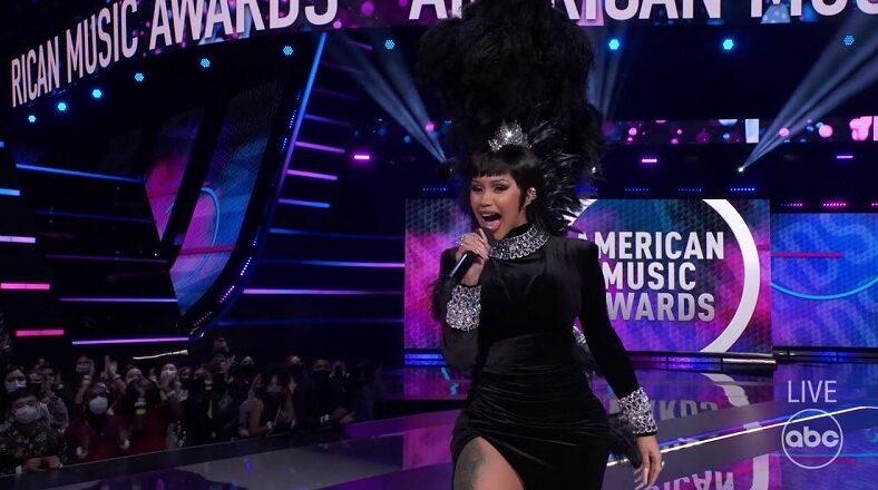 Cardi B opening monologue at the 2021 American Music Awards