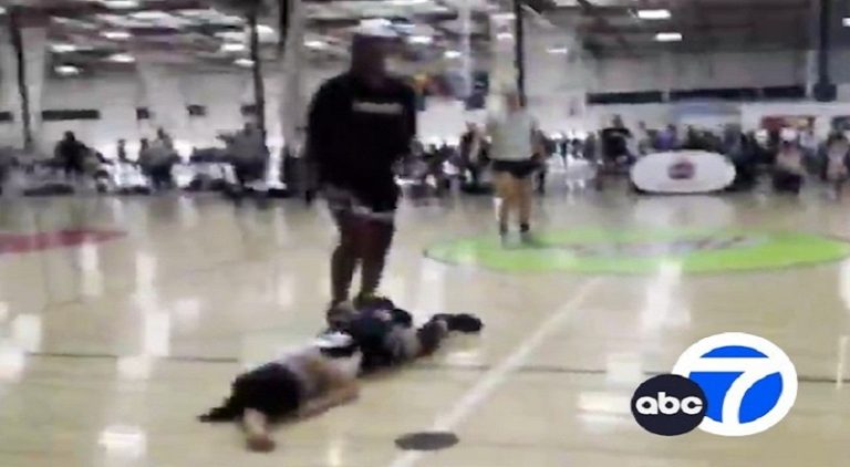 Daughter of former NBA player punches a girl, during basketball game