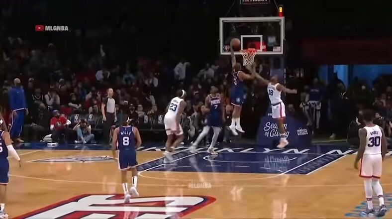 James Harden breaks the internet with putback dunk
