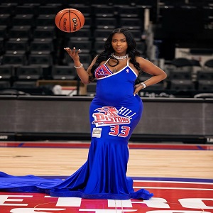 Kash Doll blasts people who call her ghetto for having gender reveal at Pistons game