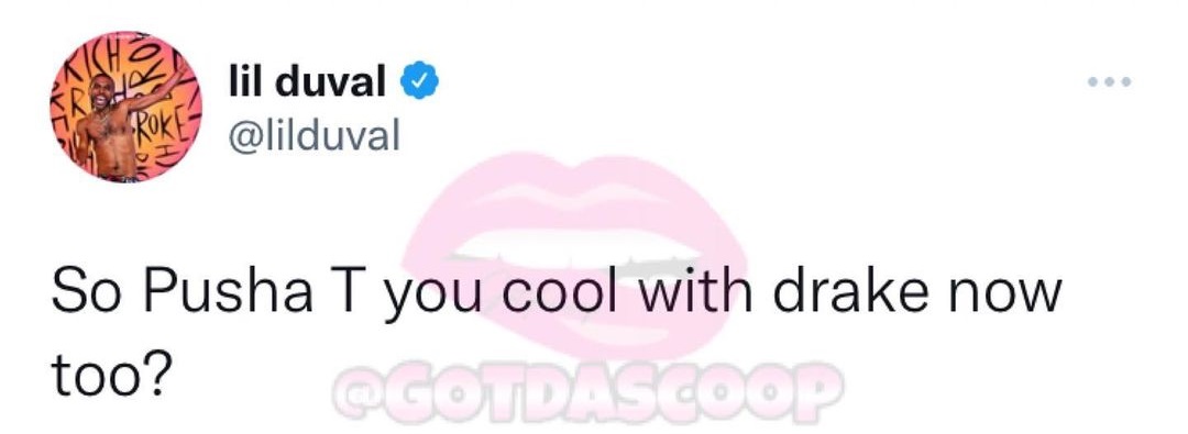 Lil Duval asks Pusha T if he's cool with Drake now, since Kanye West is