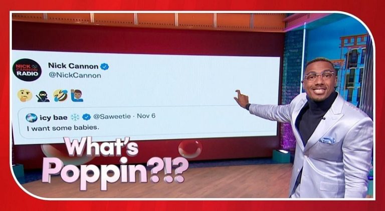 Nick Cannon denies shooting his shot at Saweetie, on his TV show, after he responded to her tweet saying she wanted some babies