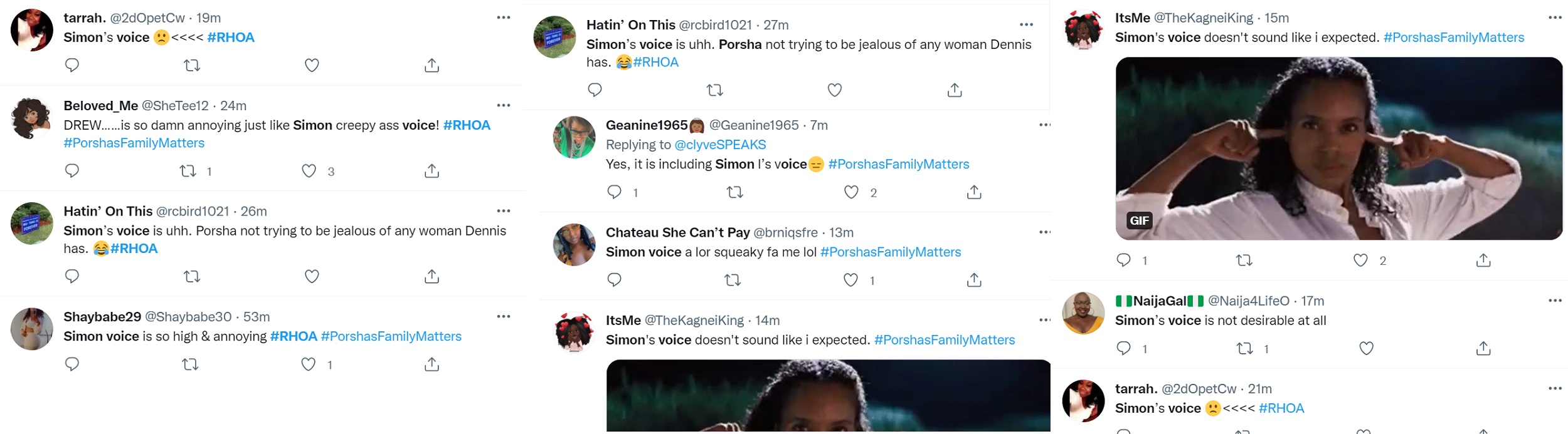 Simon gets dragged on Twitter for his voice on Porsha's Family Matters
