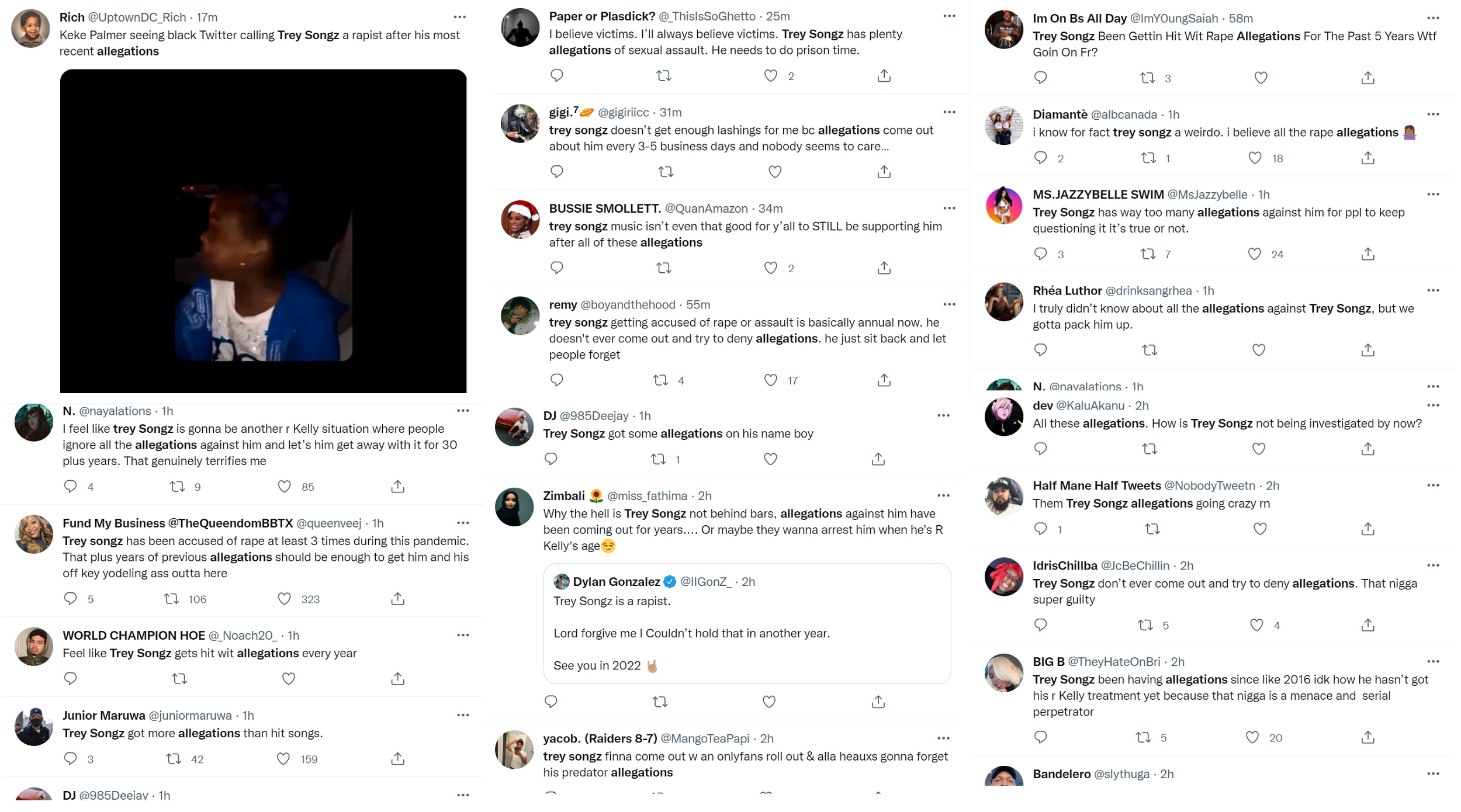 Dylan Gonzalez calls Trey Songz a rapist; Twitter reacts to the allegations