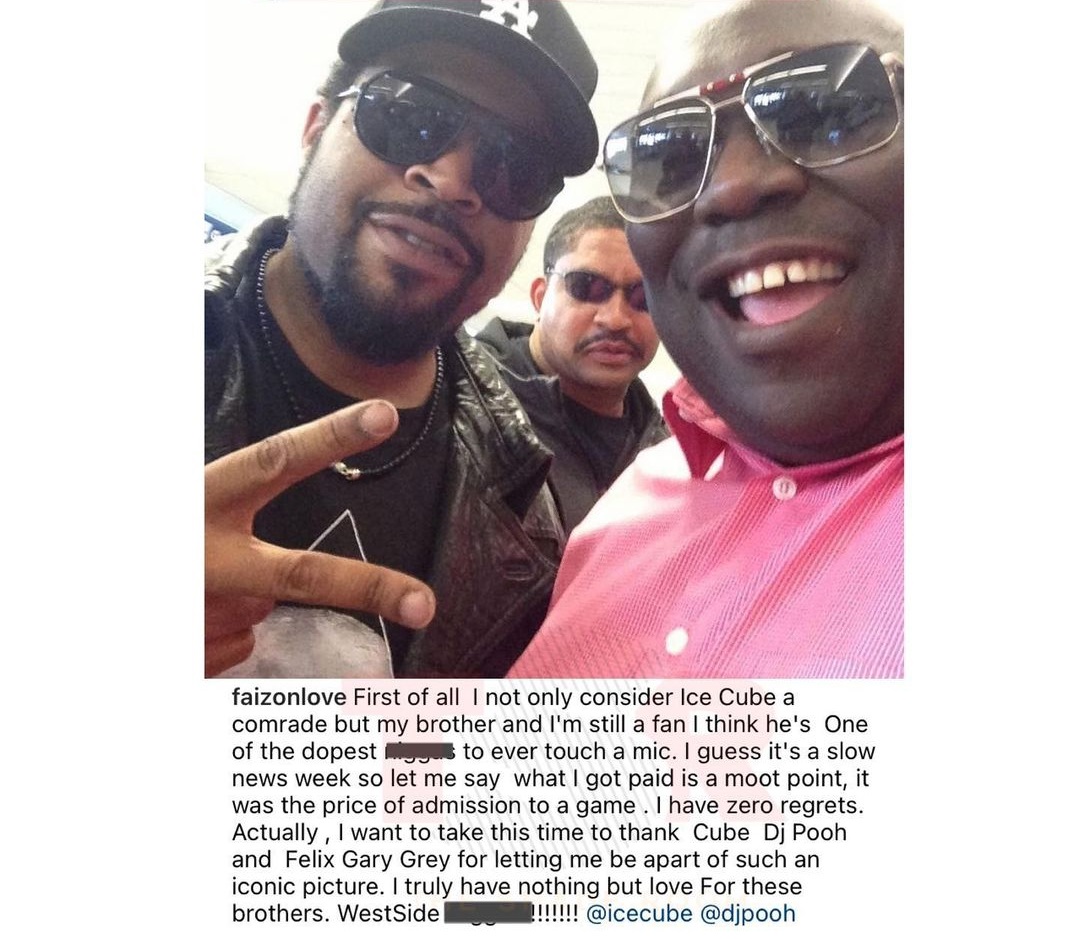 Faizon Love denies beefing with Ice Cube over Friday