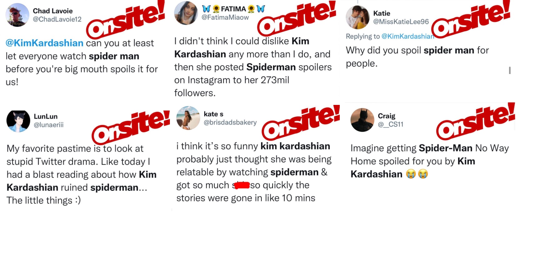Kim Kardashian angers fans by spoiling new Spiderman movie