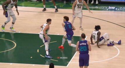 LaMelo Ball dropped Jrue Holiday flat on his behind!