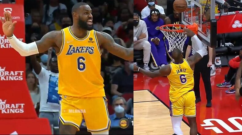 LeBron James denies blocking Jalen Green to avoid goaltend