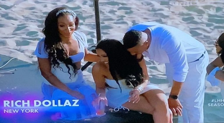 Twitter reacts to Rich Dollaz coming onto Erica Mena at LHHFamReunion