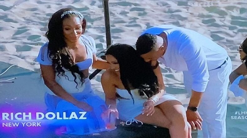 Twitter reacts to Rich Dollaz coming onto Erica Mena at LHHFamReunion
