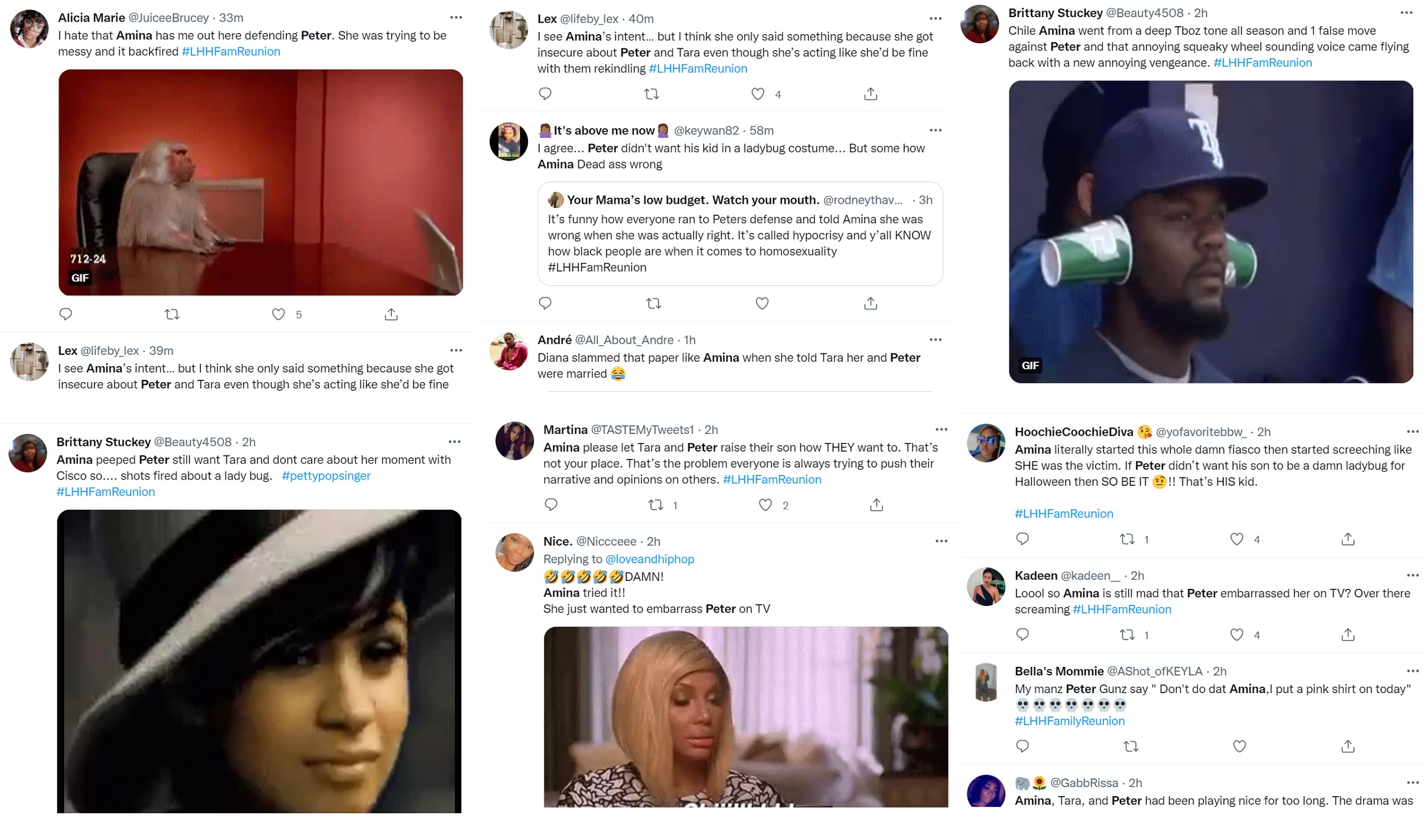 Amina Buddafly gets backlash for speaking on Peter and Tara's son