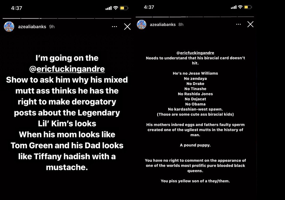 Azealia Banks drags Eric Andre for dissing Lil Kim's looks