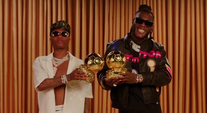Burna Boy trends on Twitter with B D'OR video with WizKid