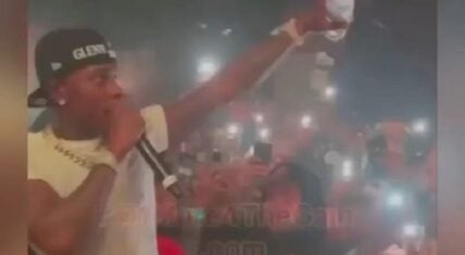 DaBaby pours water in woman's mouth at Boston concert