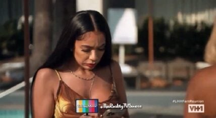 Erica Mena reacts to seeing blog of Safaree out with another woman