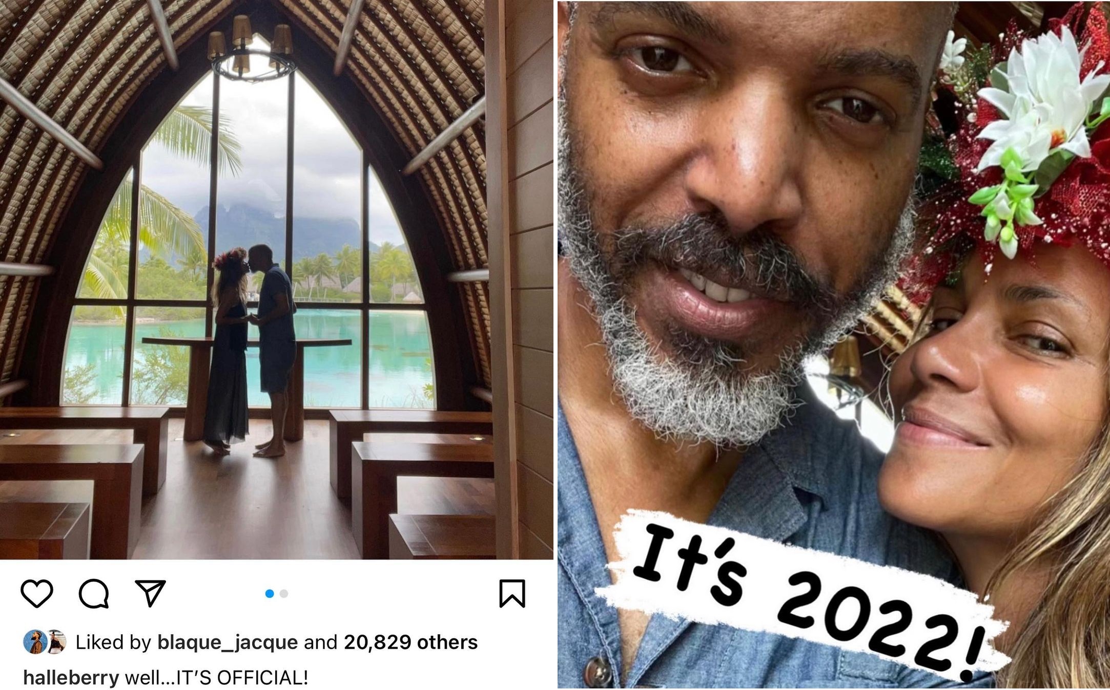 Halle Berry sparks speculation that she got married