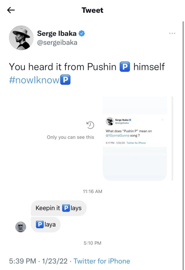 Gunna tells Serge Ibaka what "pushin' P" means