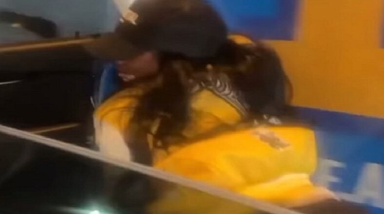 Jess Hilarious almost gets hit by a bus while twerking