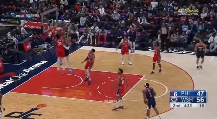 Kyle Kuzma tried to end Joel Embiid with this dunk