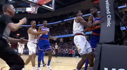 Nerlens Noel and Ed Davis nearly fight