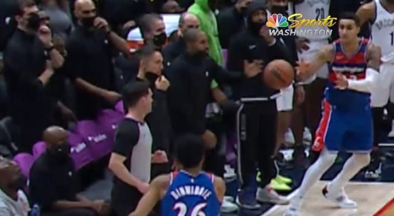 Nets' assistant coach touched a live ball and the refs didn't notice
