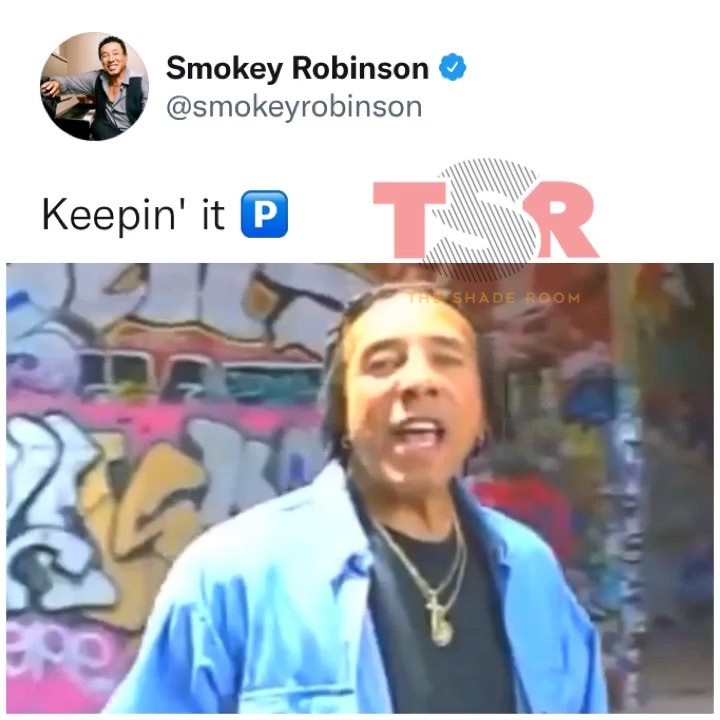 Smokey Robinson joins Keepin it P trend by sharing Gang Bangin video