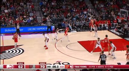 Watch Trae Young score 56 points vs Portland Trail Blazers