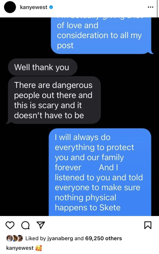 Kim Kardashian warns Kanye West about threatening Pete Davidson 
