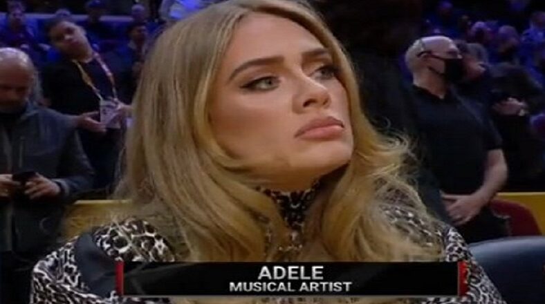 Adele trends on Twitter due to her lips at the All-Star Game