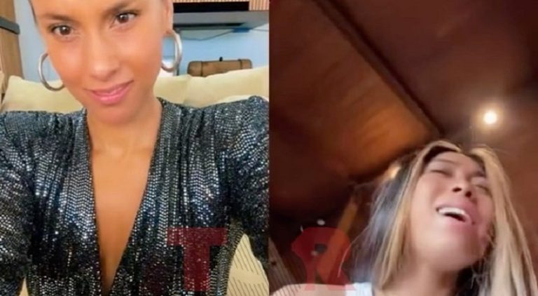 Alicia Keys reacts to Erykah Badu's daughter singing If I Ain't Got You