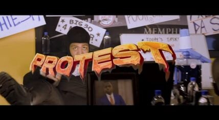 BIG30 stands up for his hood in Protest video